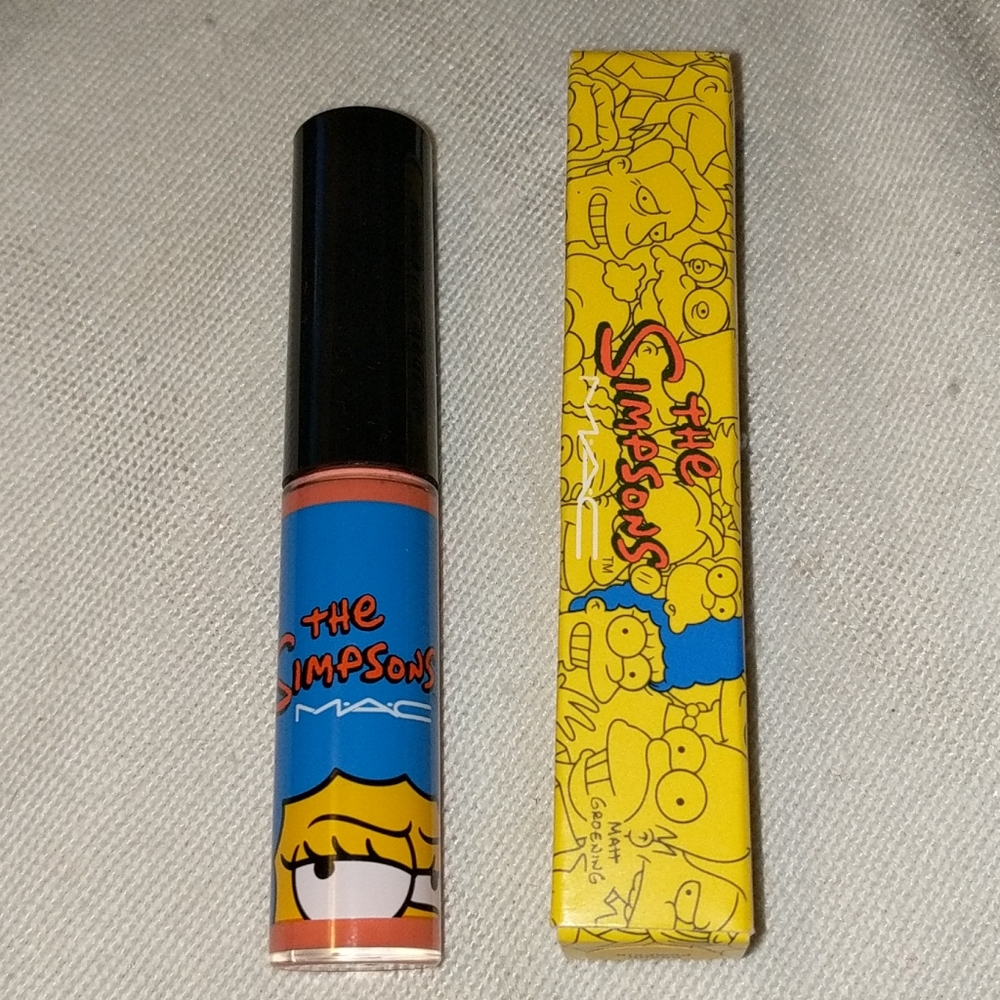 MAC GRAND PUMPKIN LIP GLASS THE SIMPSONS